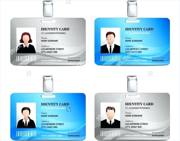 id card templates word pages free premium vector template identity designs