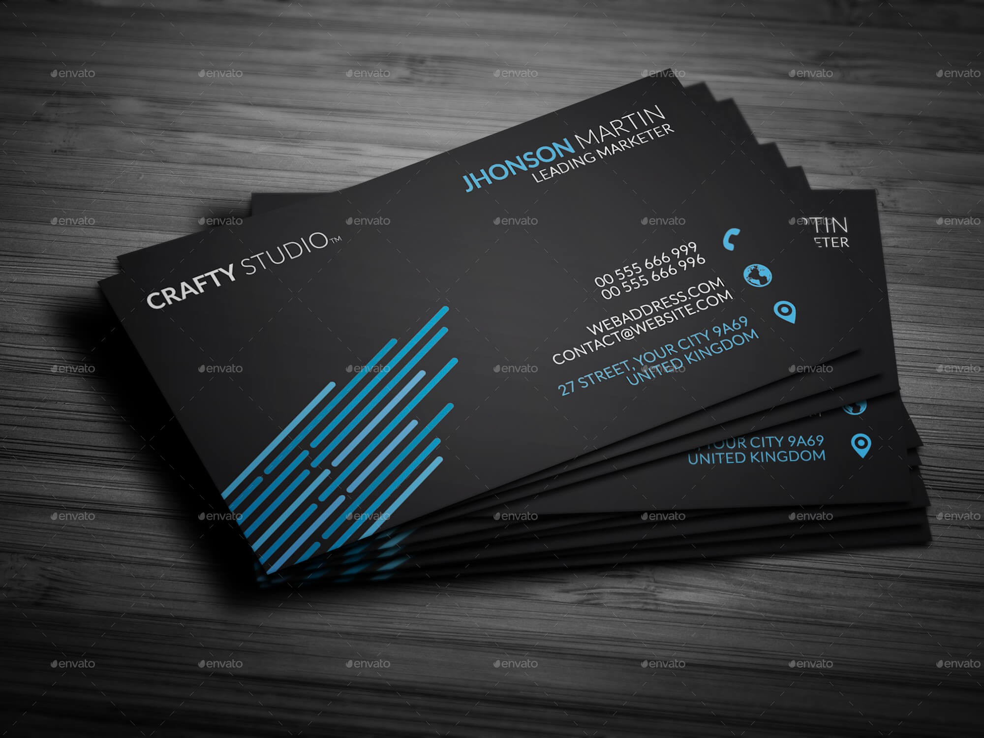 Illustrator Business Card Template Black Of Personal Business Cards Template