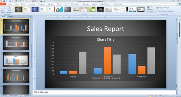 modernize powerpoint charts 2010 with templates