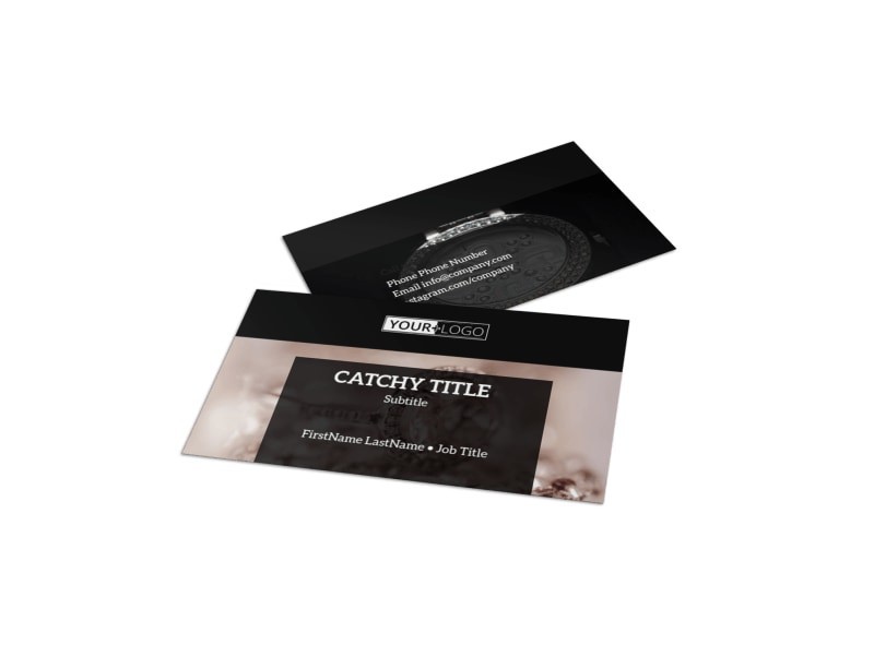 jewelry store business card template 1 within designer templates