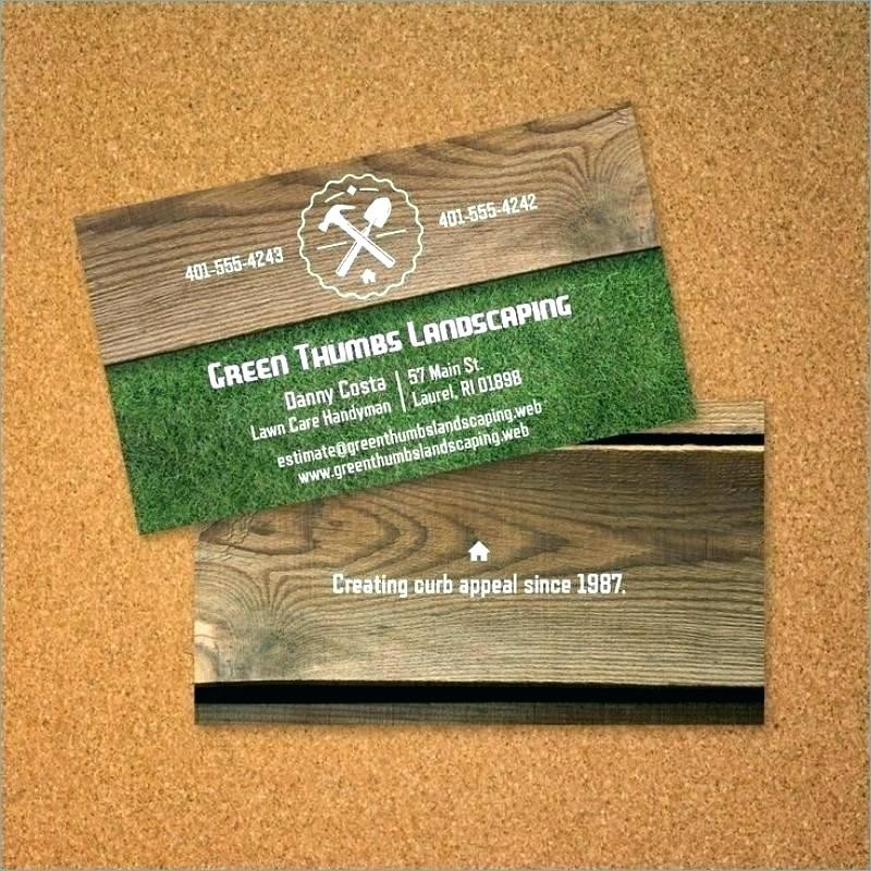 Lawn Care Business Card Template – Caseyroberts Of Handyman Business Card Template