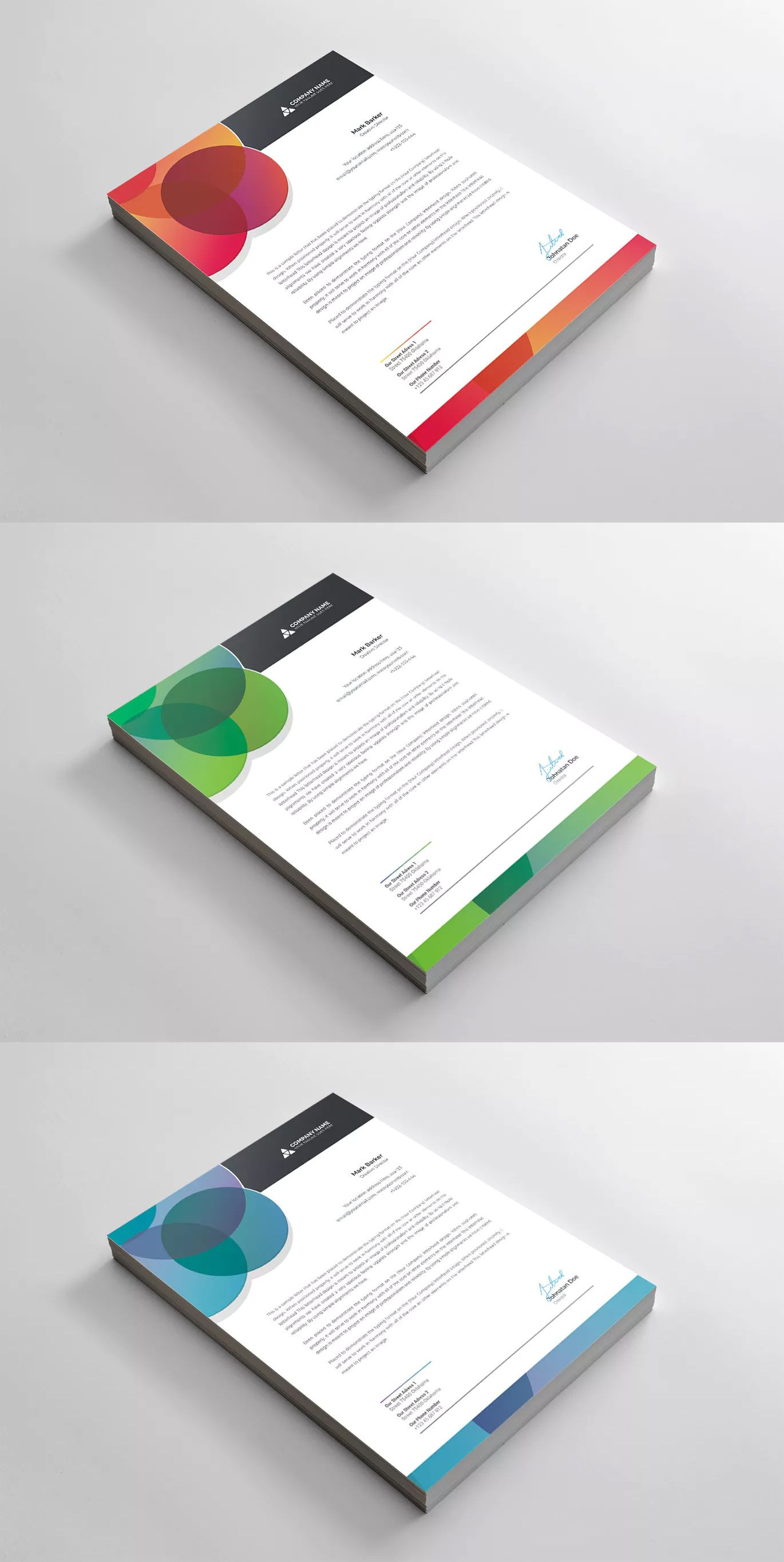 Letterhead Template Eps Download Of Graphic Designer Business Card Templates