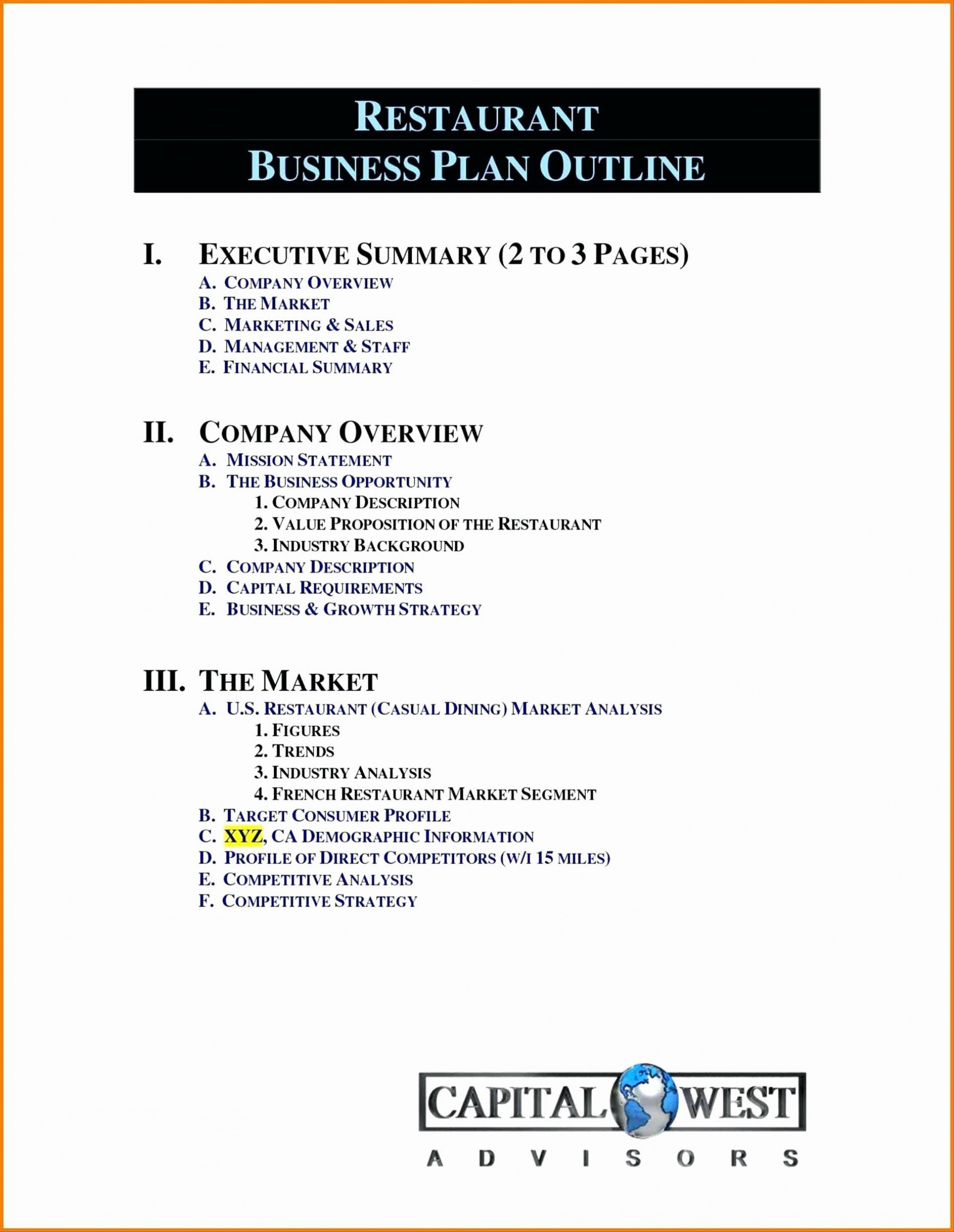 mini restaurant siness plan template pdf easybusinessfinance net