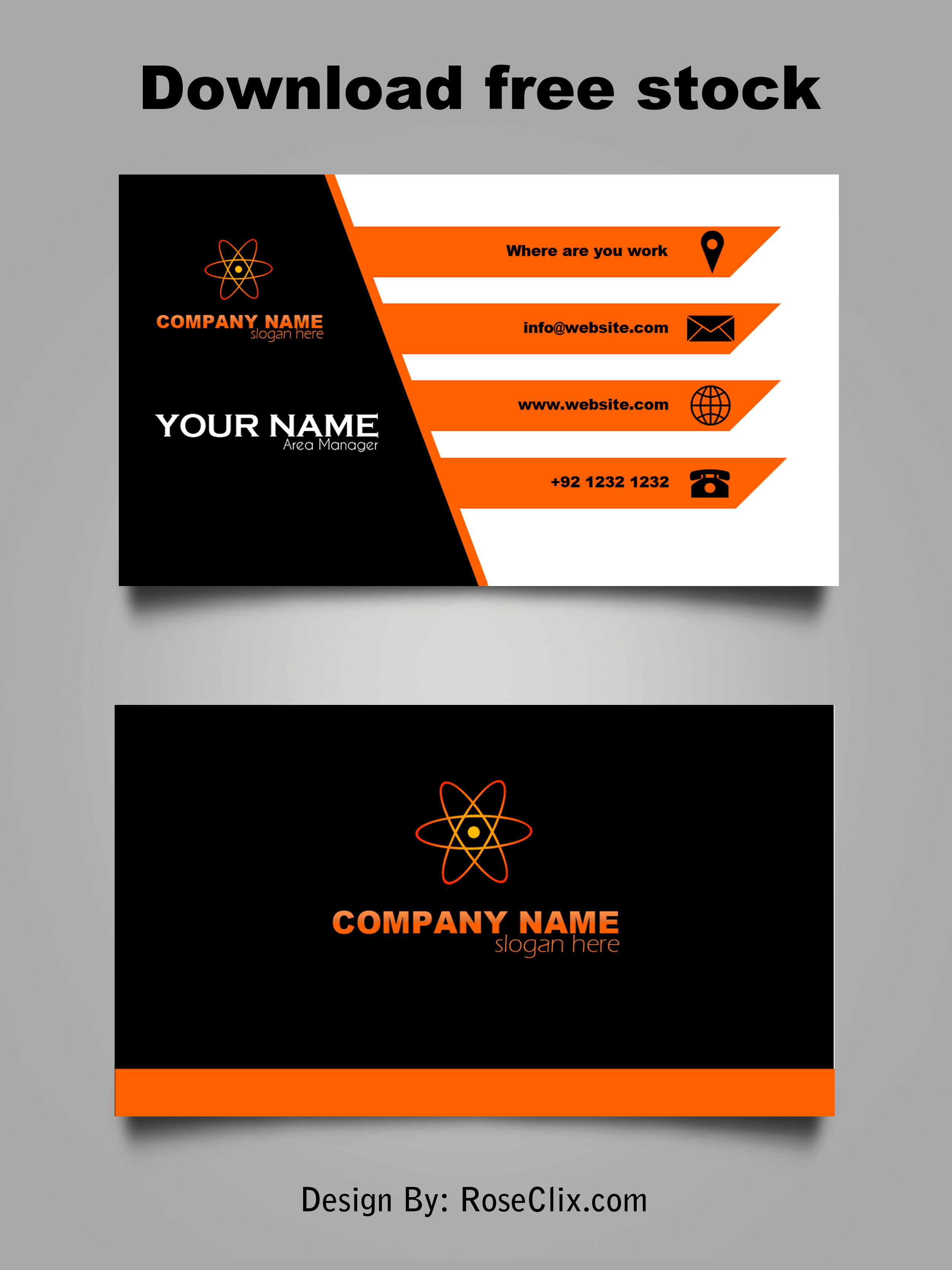 new pictures of business card template powerpoint free 014 252 gall e8d772