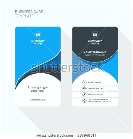 office business card template admirably modern creative clean two sided stock vector open 8371