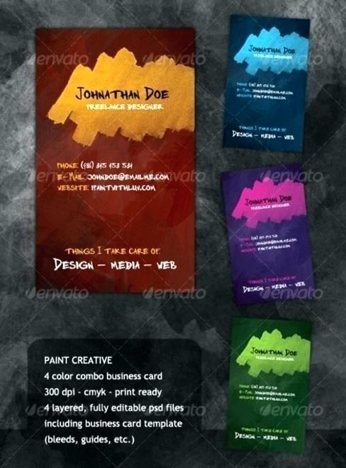 Painter Business Card Template Free – theprivacy Of Plastering Business Cards Templates