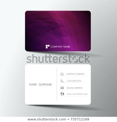 Plastic Business Card Template Of Modern Business Card Template