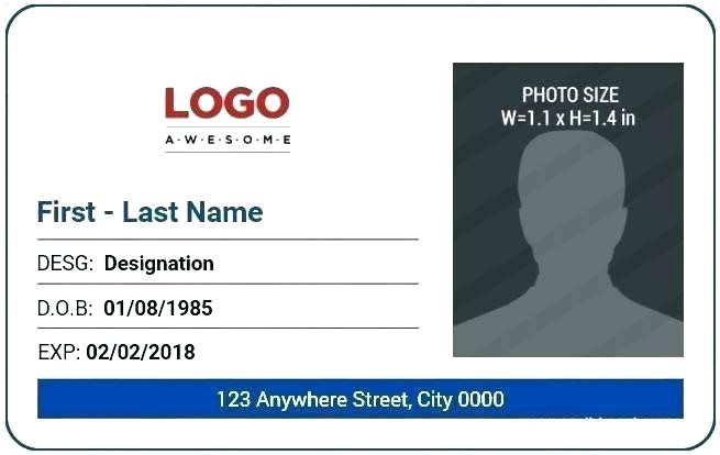 card template id badge templates free plastic business shipping to by ups customized design online