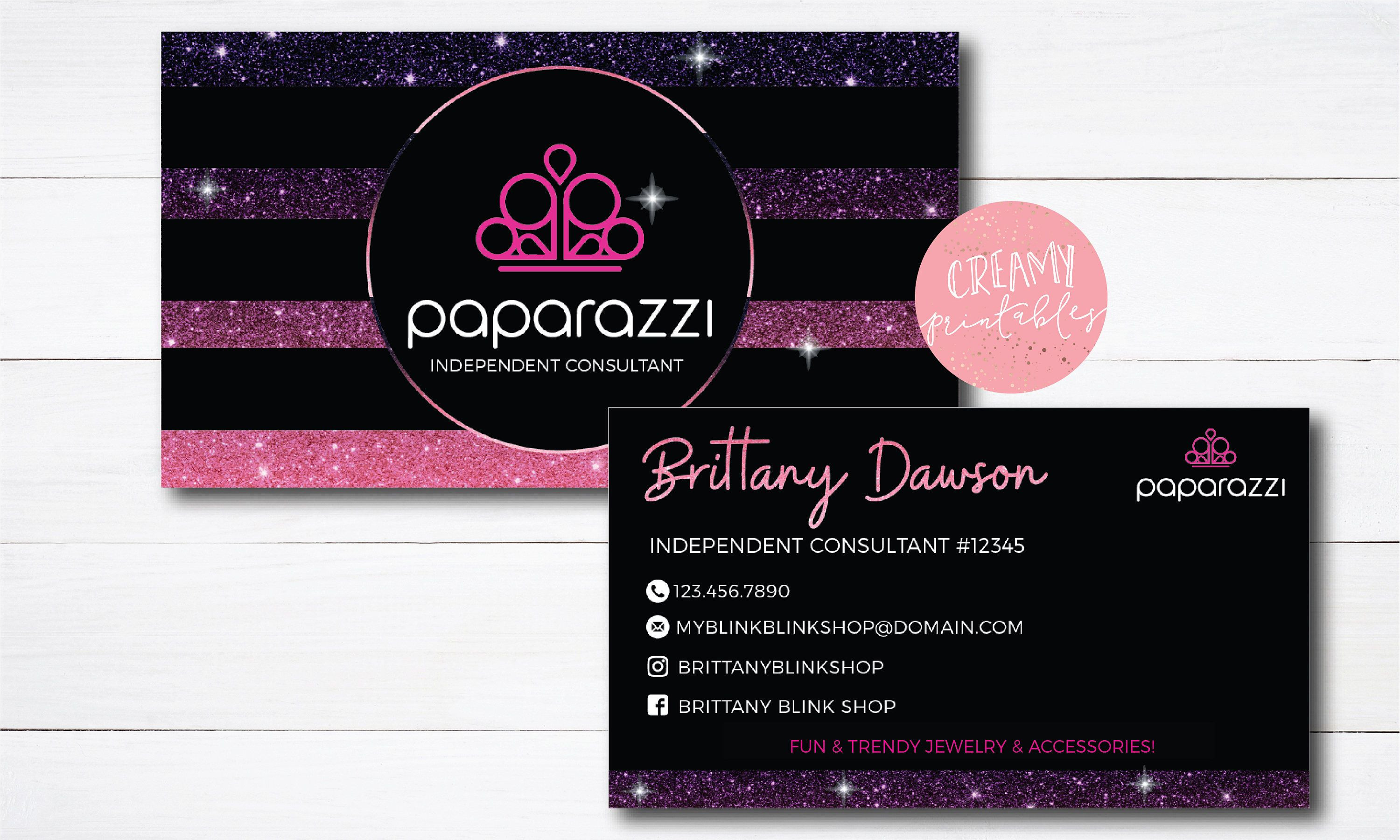 Printable Paparazzi Business Card Paparazzi Jewelry Of Business Cards Free Design Templates