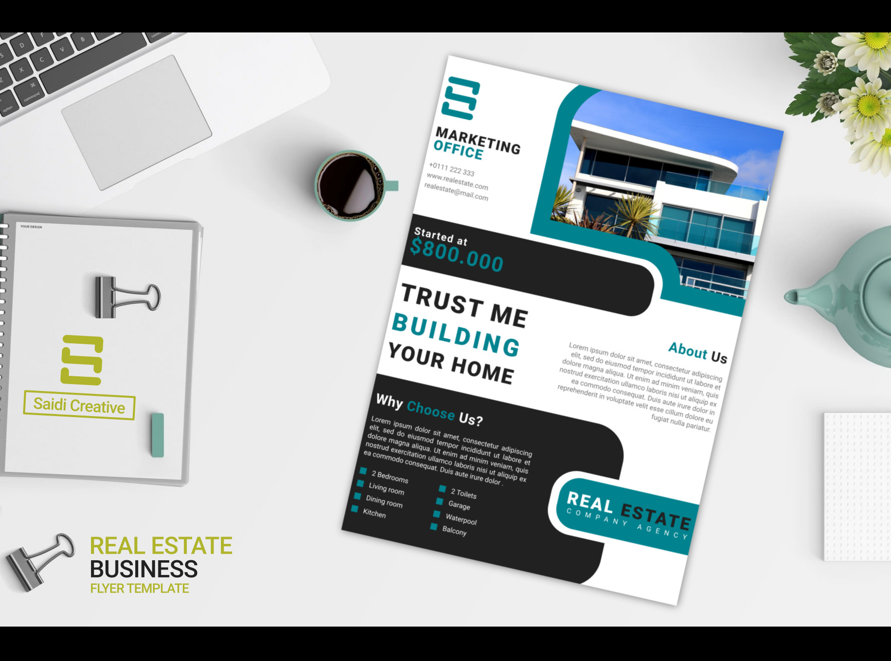 Real Estate Business Flyer Template Vector Design A4 Size Of Real Estate Business Cards Templates Free
