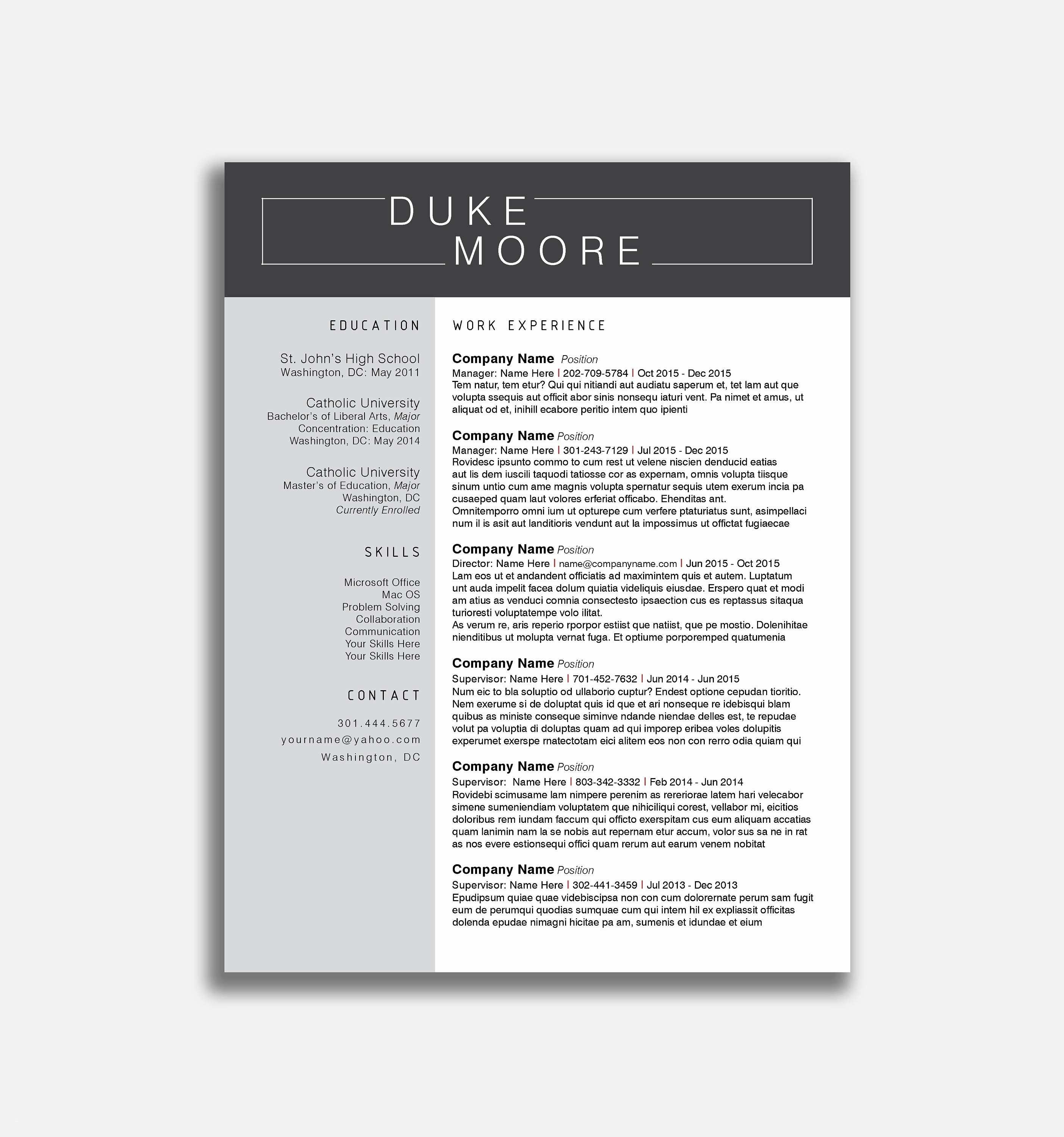 resume templates for word 2010 beautiful free microsoft of office functional template starter