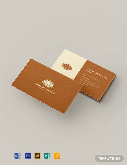 Massage Therapy Business Card Template 440x570 1