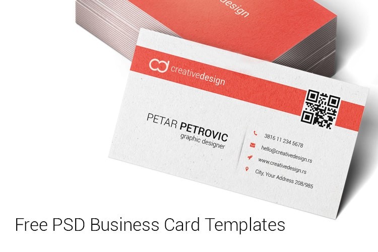 business card template