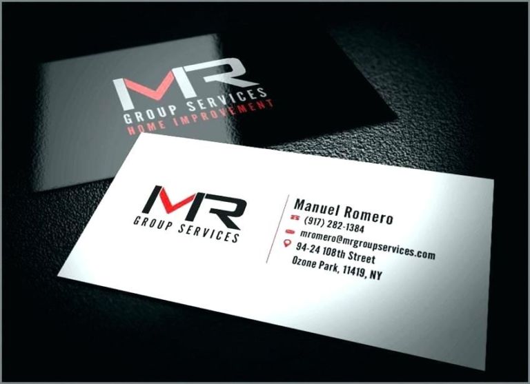 print at home business card template