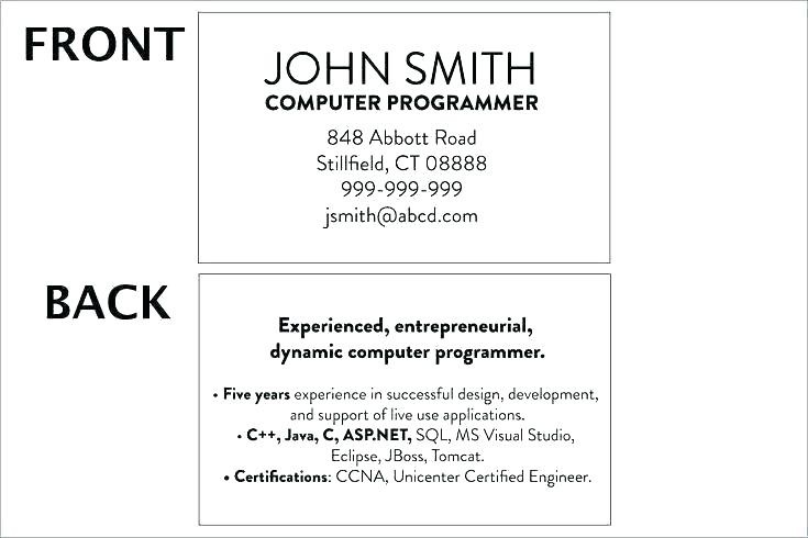Student Business Card Template Of Graduate Student Business Cards Template