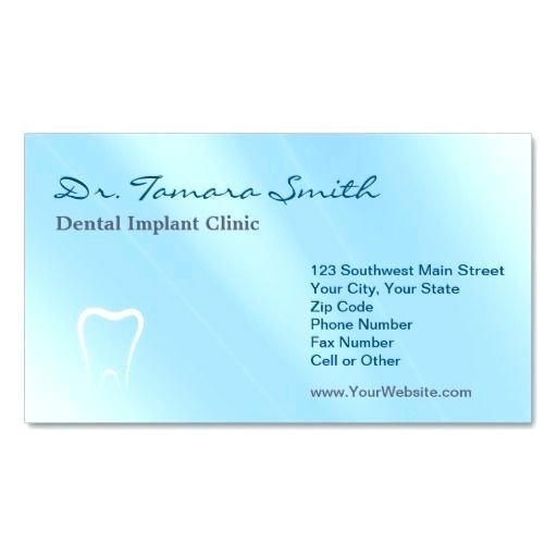 blue and white dental implant clinic office business card template this beautiful design is available for customization the fedex templ