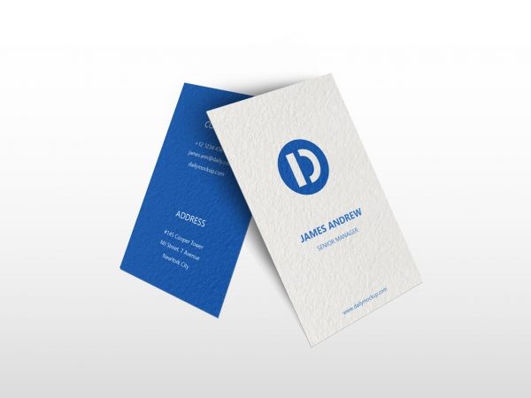 vertical business card mockup free 600x450