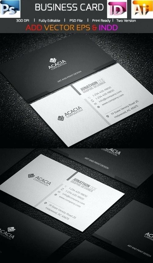 Two Sided Business Cards Inspirational Awesome Business Card Of Double Sided Business Card Template Word