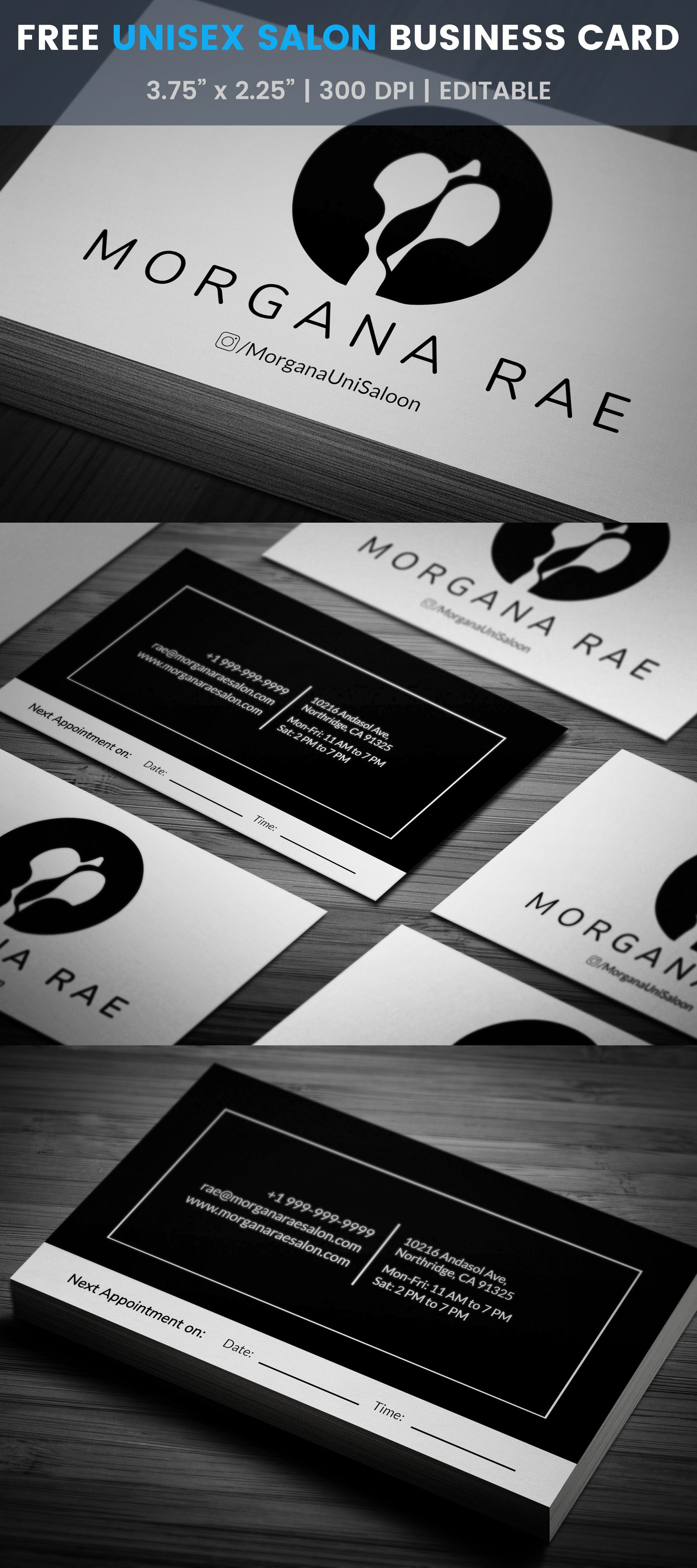 Uni Hair Salon Business Card Template Look Style Of Electrician Business Cards Templates Free