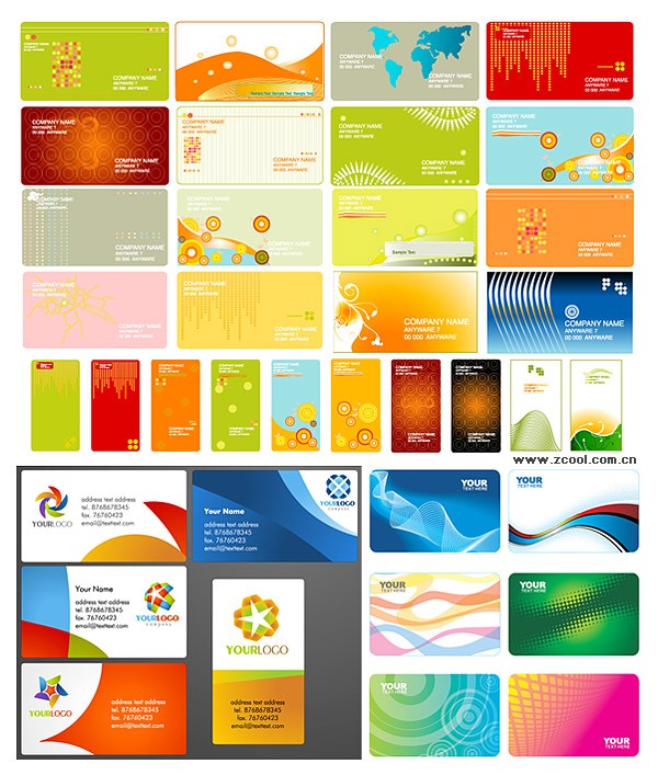 Variety Mercial Card Vector Graphic Graphic Hive Of Eps Business Card Template