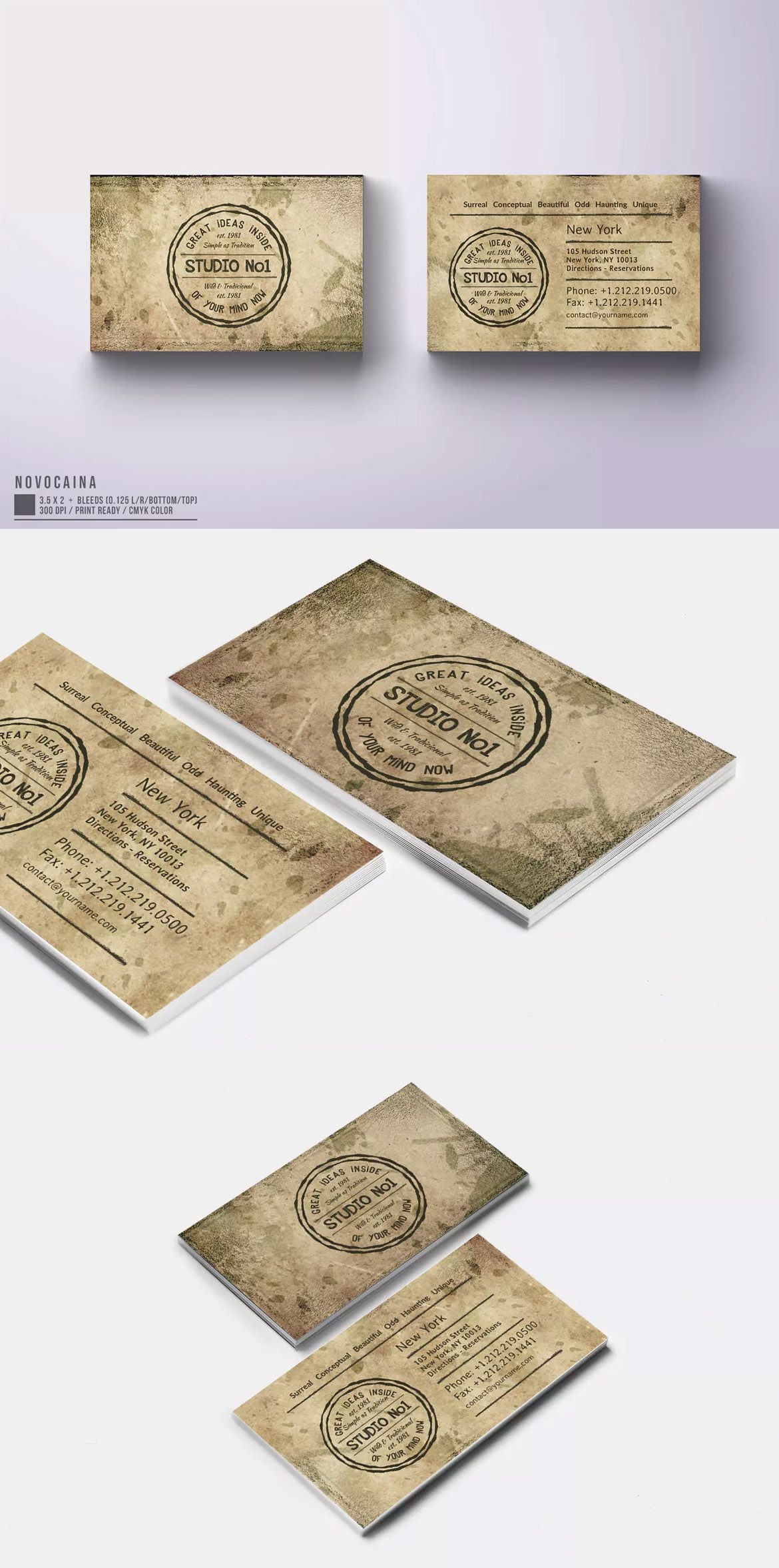 Vintage Business Card Template Psd Download Of Vintage Business Card Template