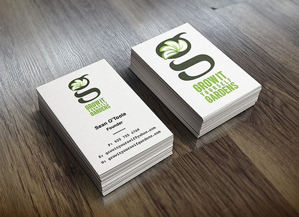 Visit Card Id Visuelle Garden Of Word Blank Business Card Template