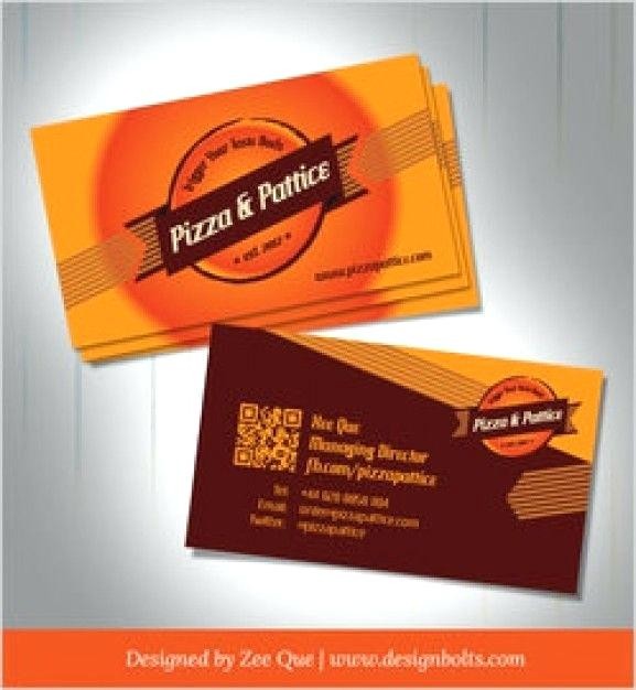 fast food business card template vector free design visiting cards samples templates for mac
