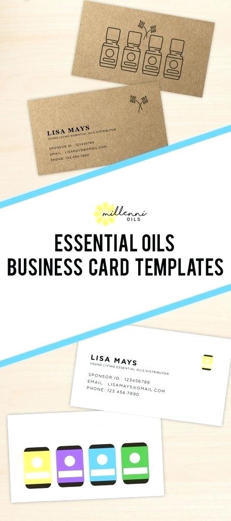 Young Living Business Card Template – Wingsmedia Of Doterra Business Card Template