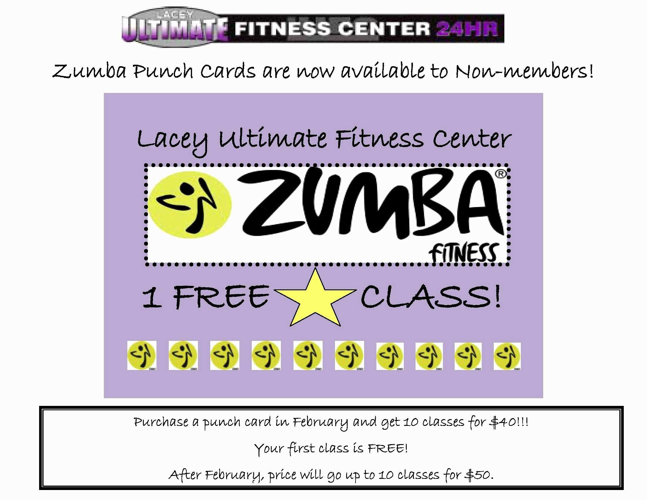 Zumba Business Card Template Free Of Business Punch Card Template Free