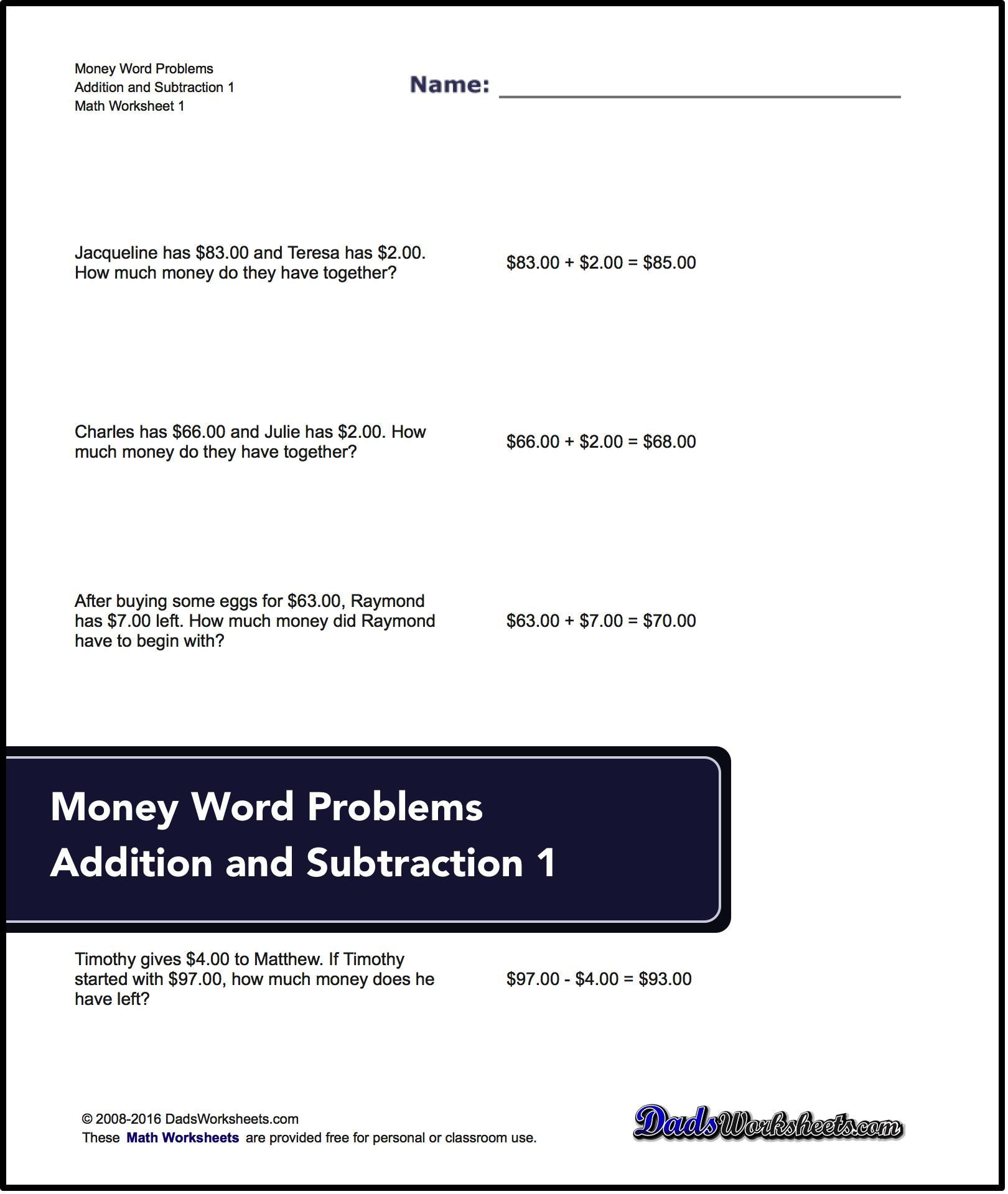 Free Flashcards Math Subtraction