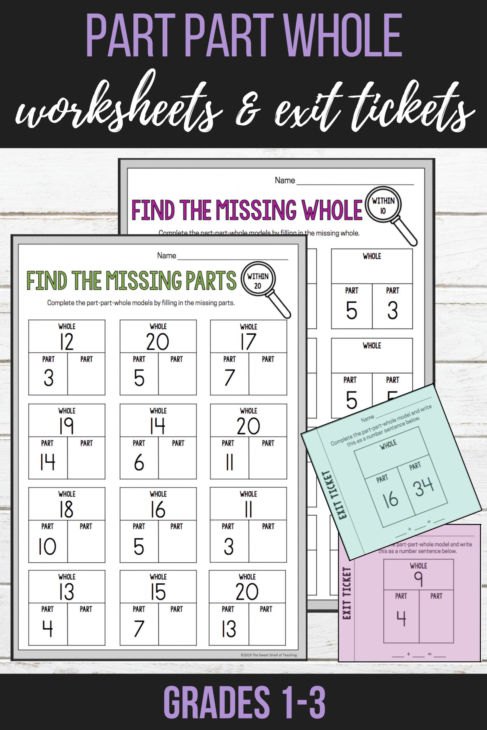 Free Math Worksheets First Grade 1 Addition Adding whole Tens 2 Digits Missing Addend