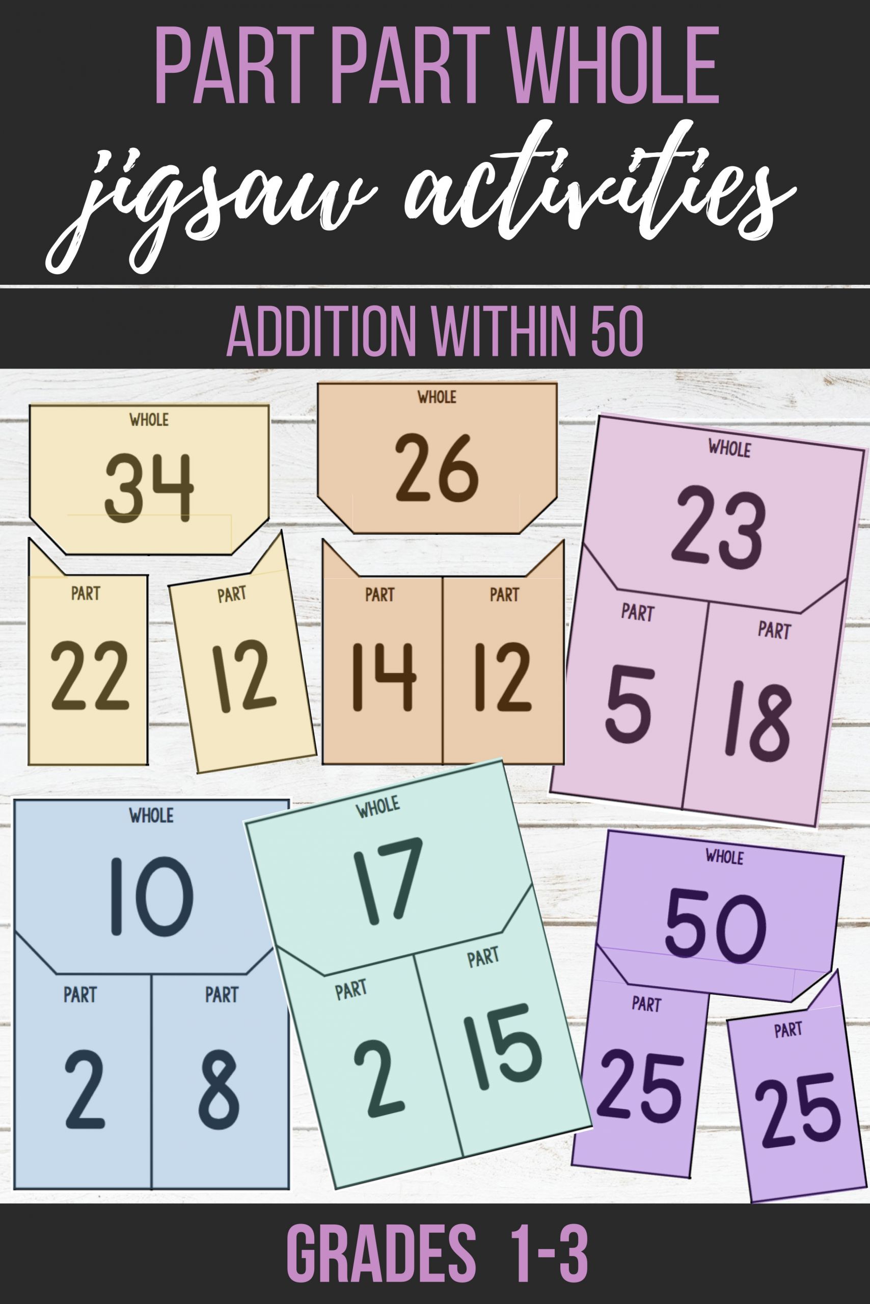 Free Math Worksheets First Grade 1 Place Value Adding whole Tens and Ones Missing Addend