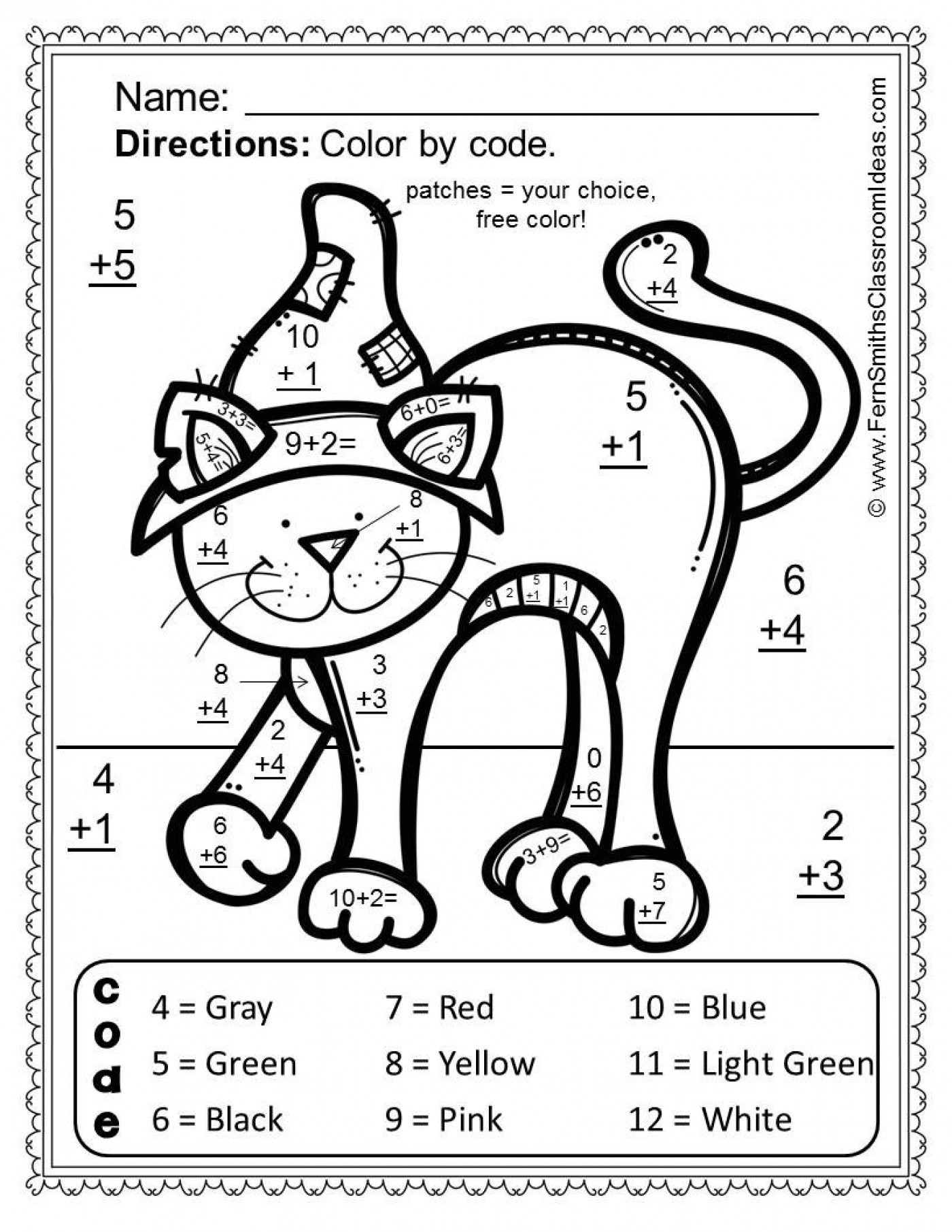 Free Math Worksheets Second Grade 2 Addition Add 2 Digit Numbers In Columns No Regrouping