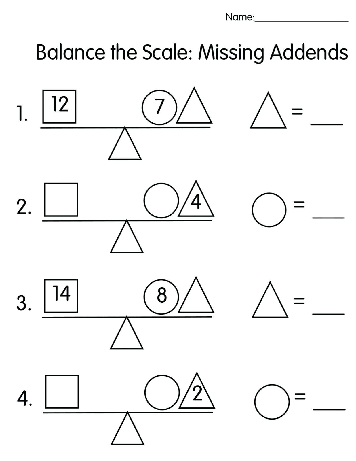 missing addend worksheets missing addend worksheets first grade first grade math worksheets with 3 addends free missing addend worksheets for first grade