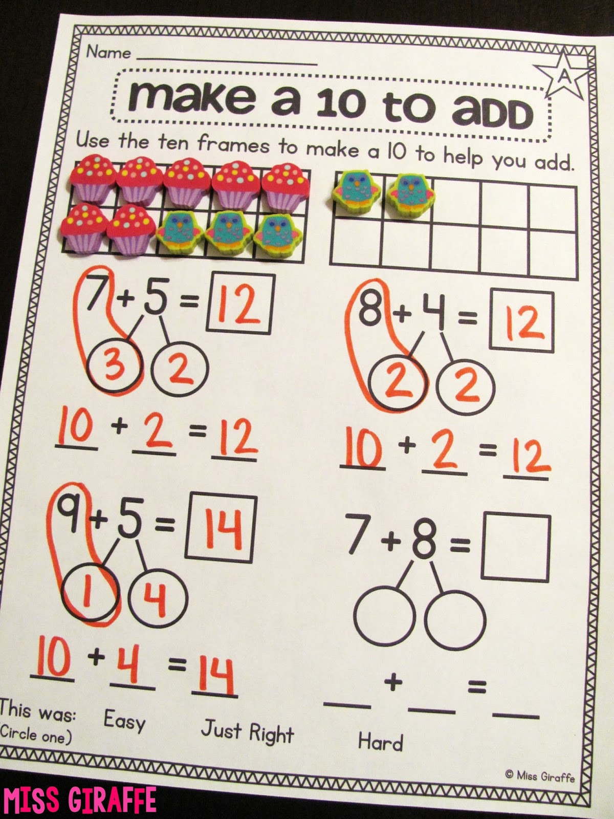 Free Math Worksheets Second Grade 2 Addition Adding Missing Addend Sum Under 20