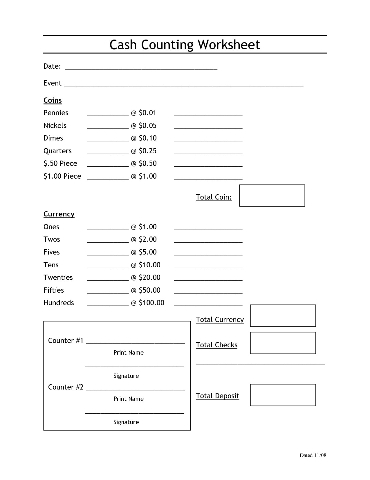Free Math Worksheets Second Grade 2 Counting Money Counting Money Canadian Nickels Dimes Quarters