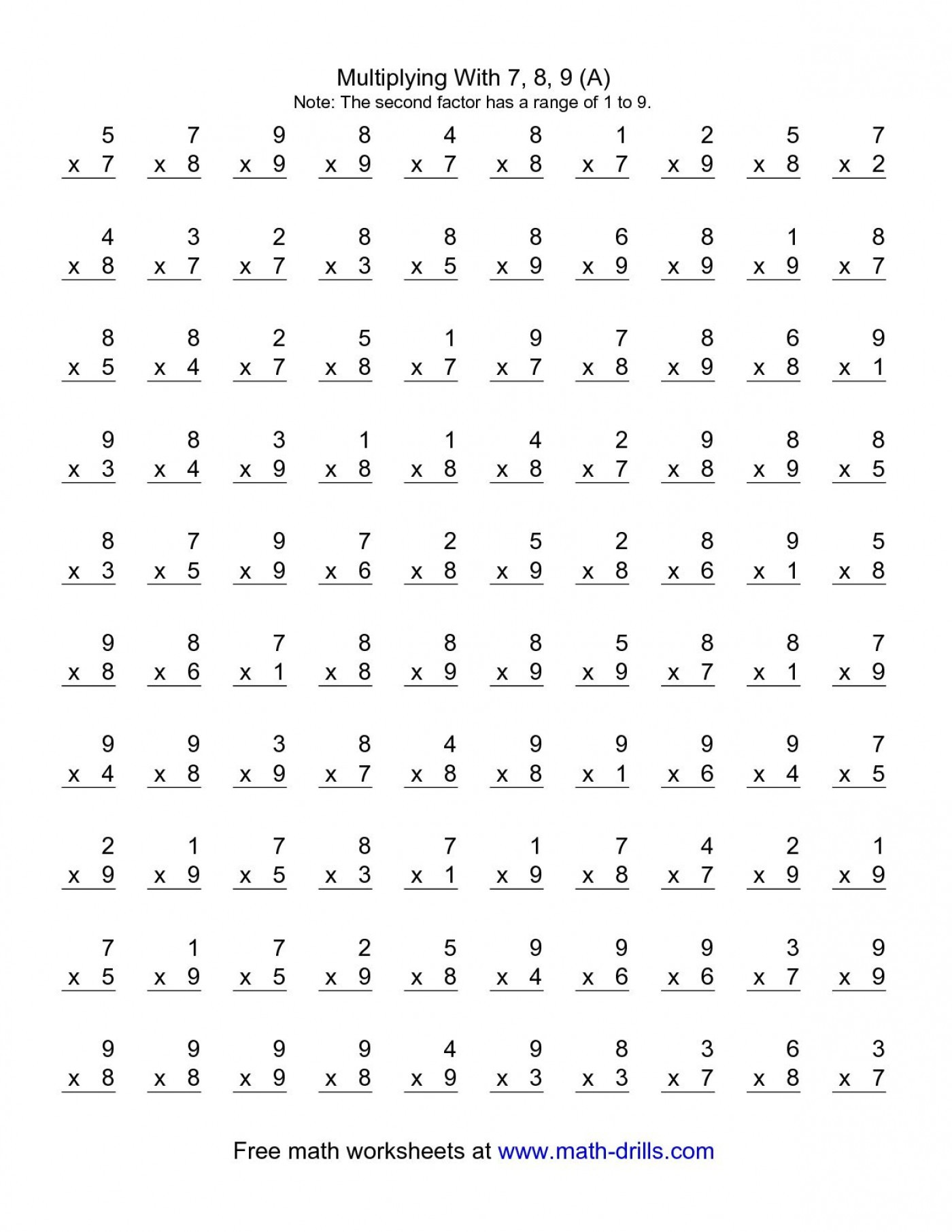 016 multiplication times tables 1400x1812