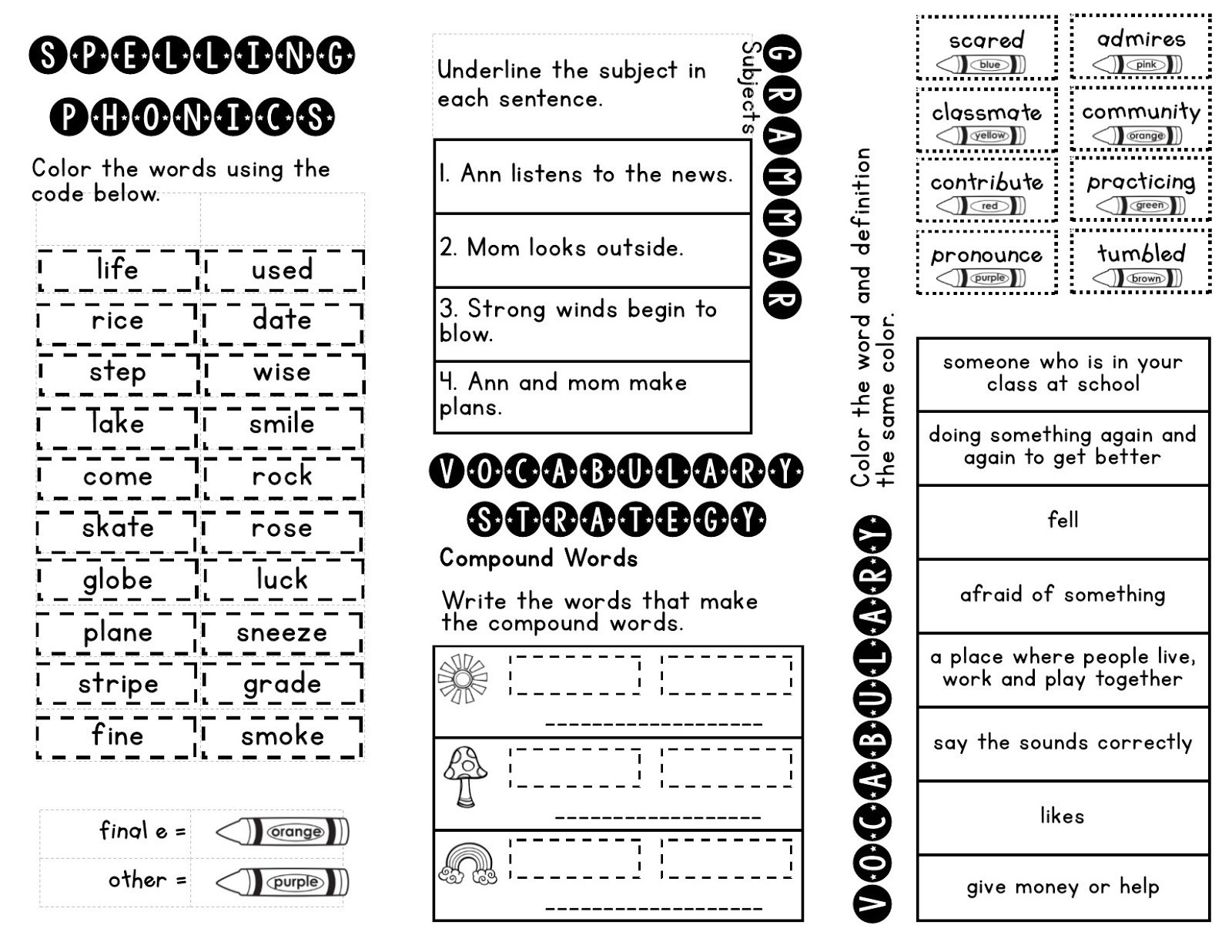 Free Math Worksheets Second Grade 2 Subtraction Subtract 2 Digit Numbers Missing Numbers No Regrouping
