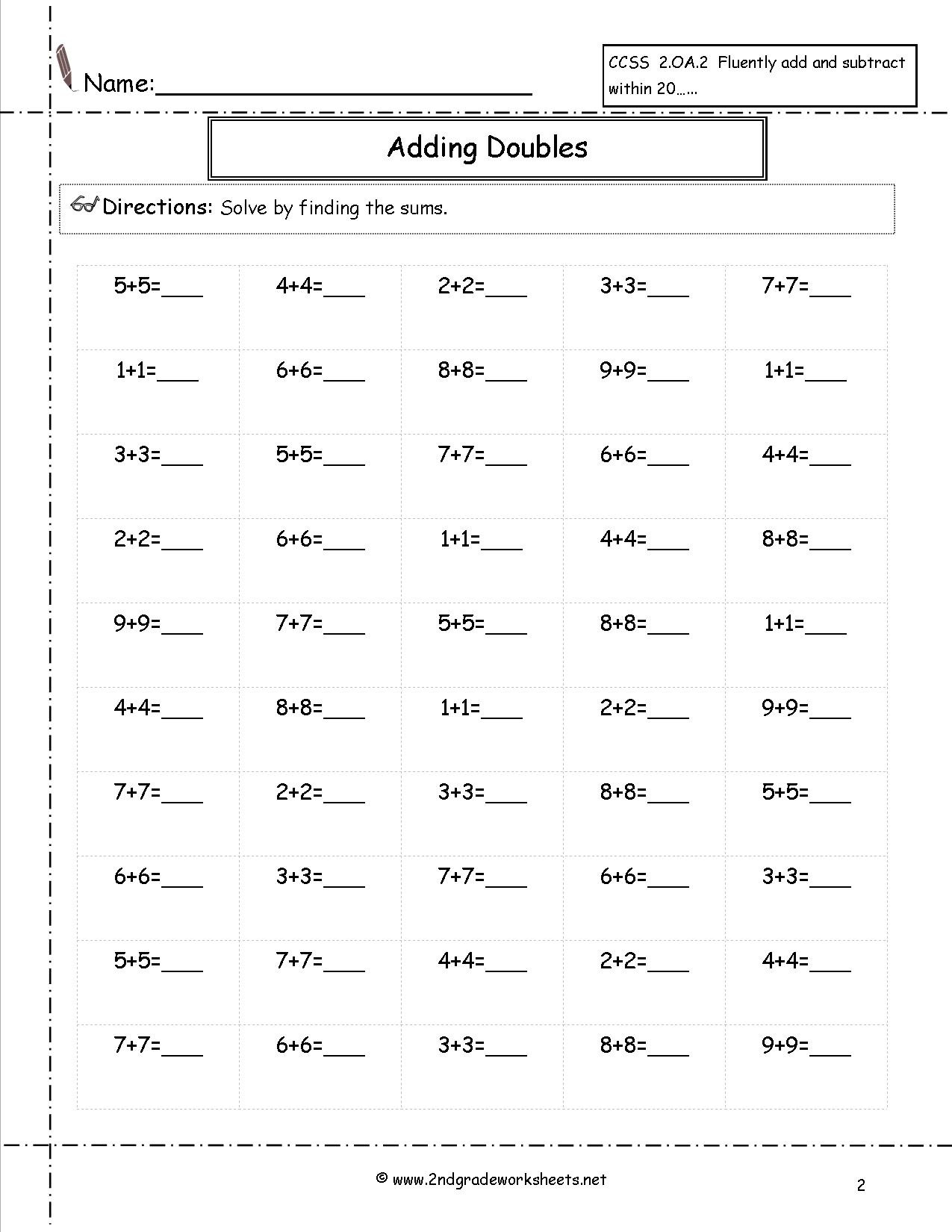 full free math worksheets and printouts