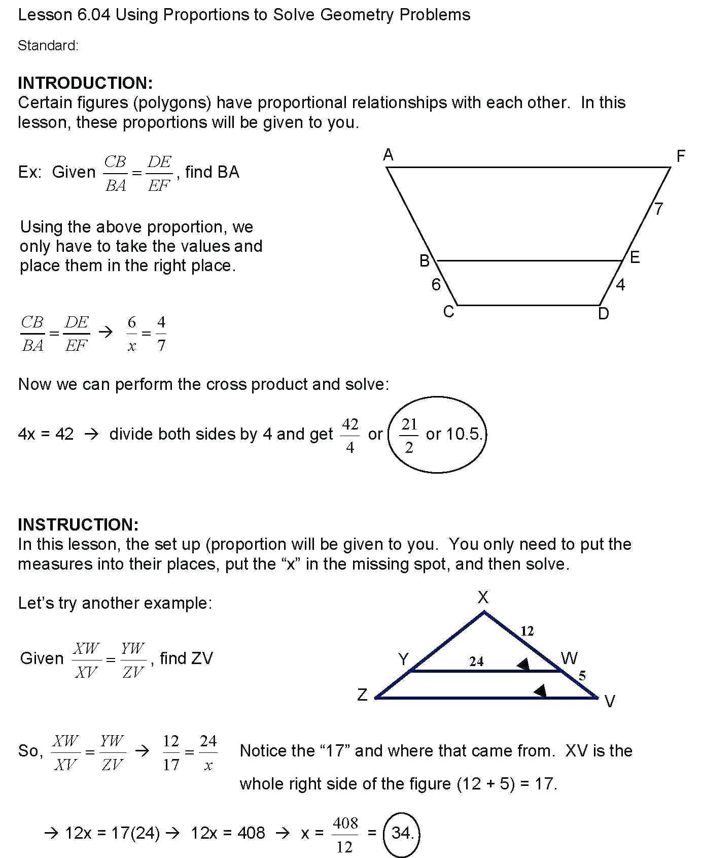 geometry problems worksheet quadrilaterals worksheets with answers