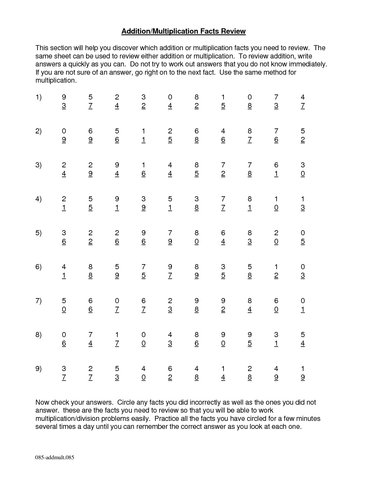 Free Math Worksheets Third Grade 3 Addition 3 Add 4 3 Digit Numbers In Columns