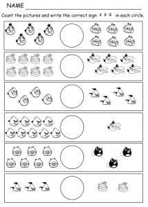 5 Free Math Worksheets Third Grade 3 Fractions and Decimals Comparing ...