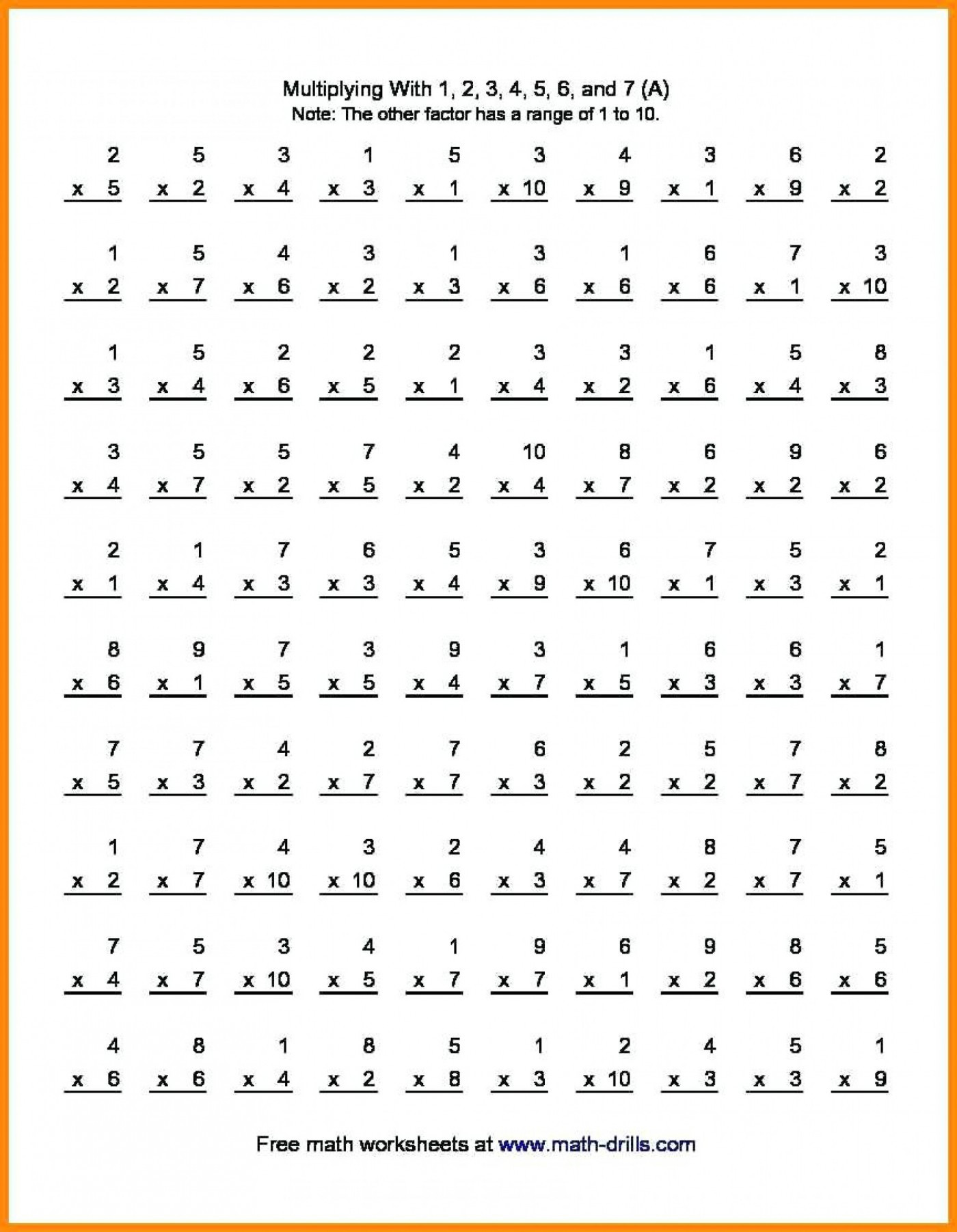 Free Math Worksheets Third Grade 3 Fractions and Decimals Fractions to Decimals