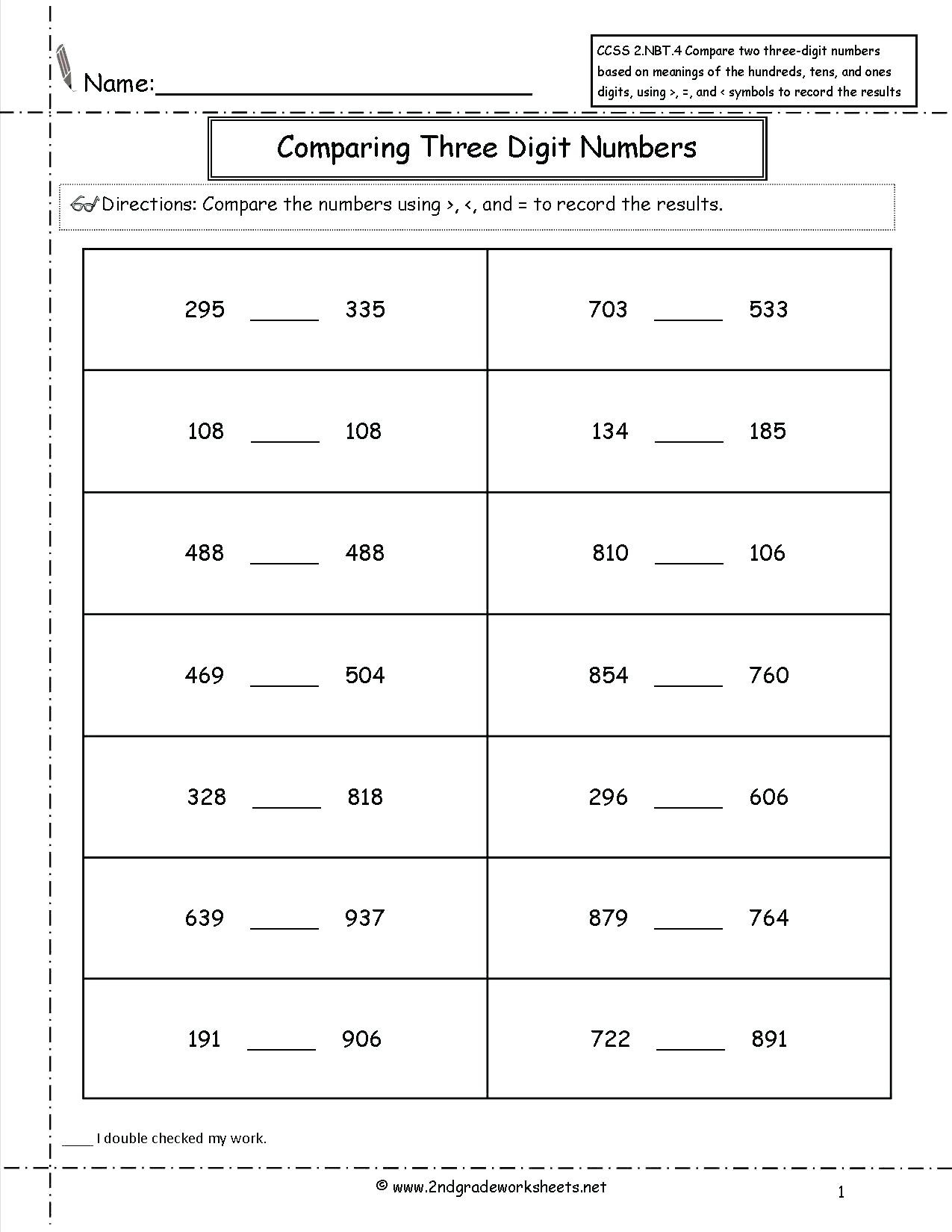 Free Math Worksheets Third Grade 3 Multiplication Multiply Columns 1 Digit 4 Digit