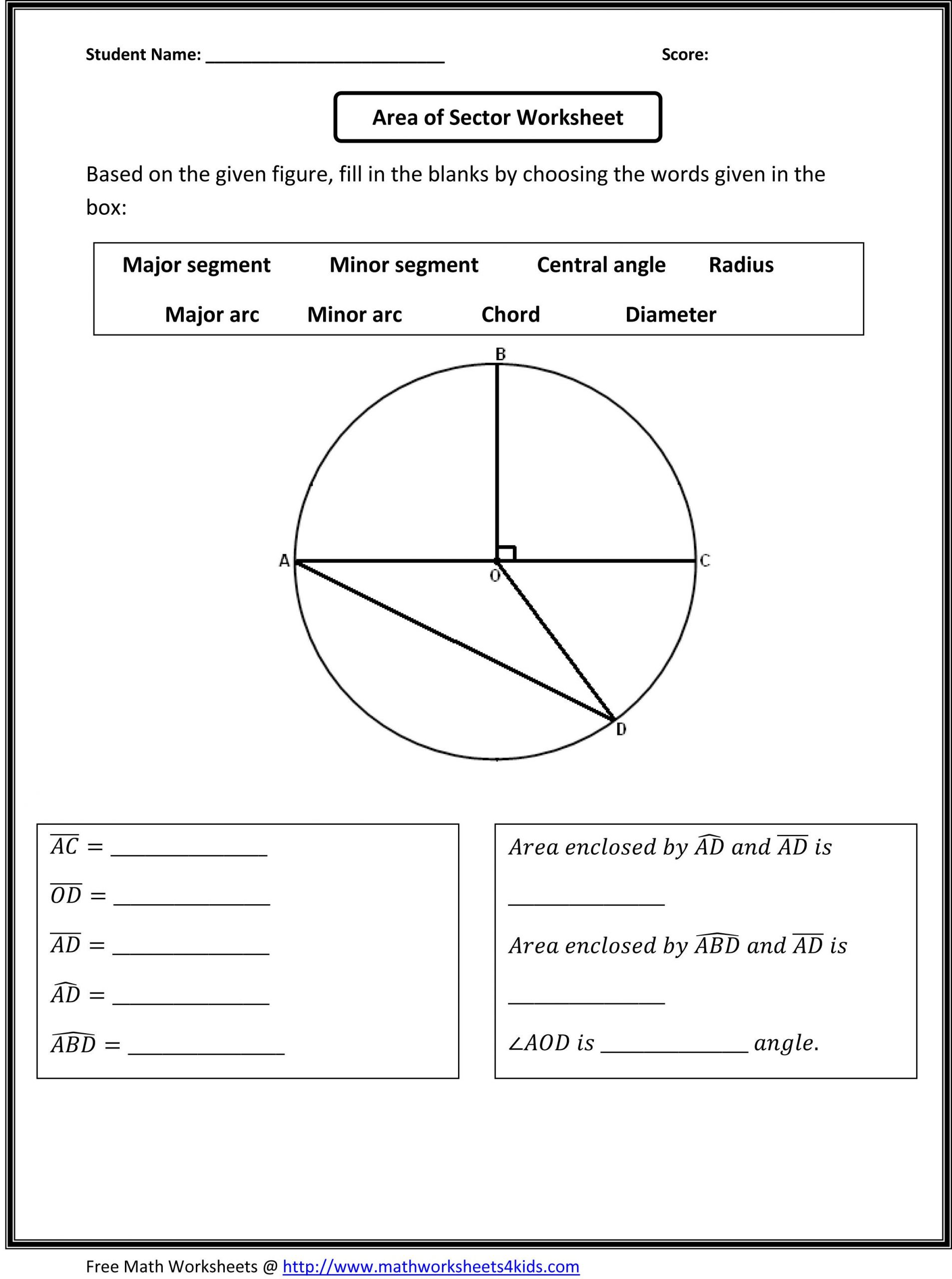free printable 7th grade math worksheets