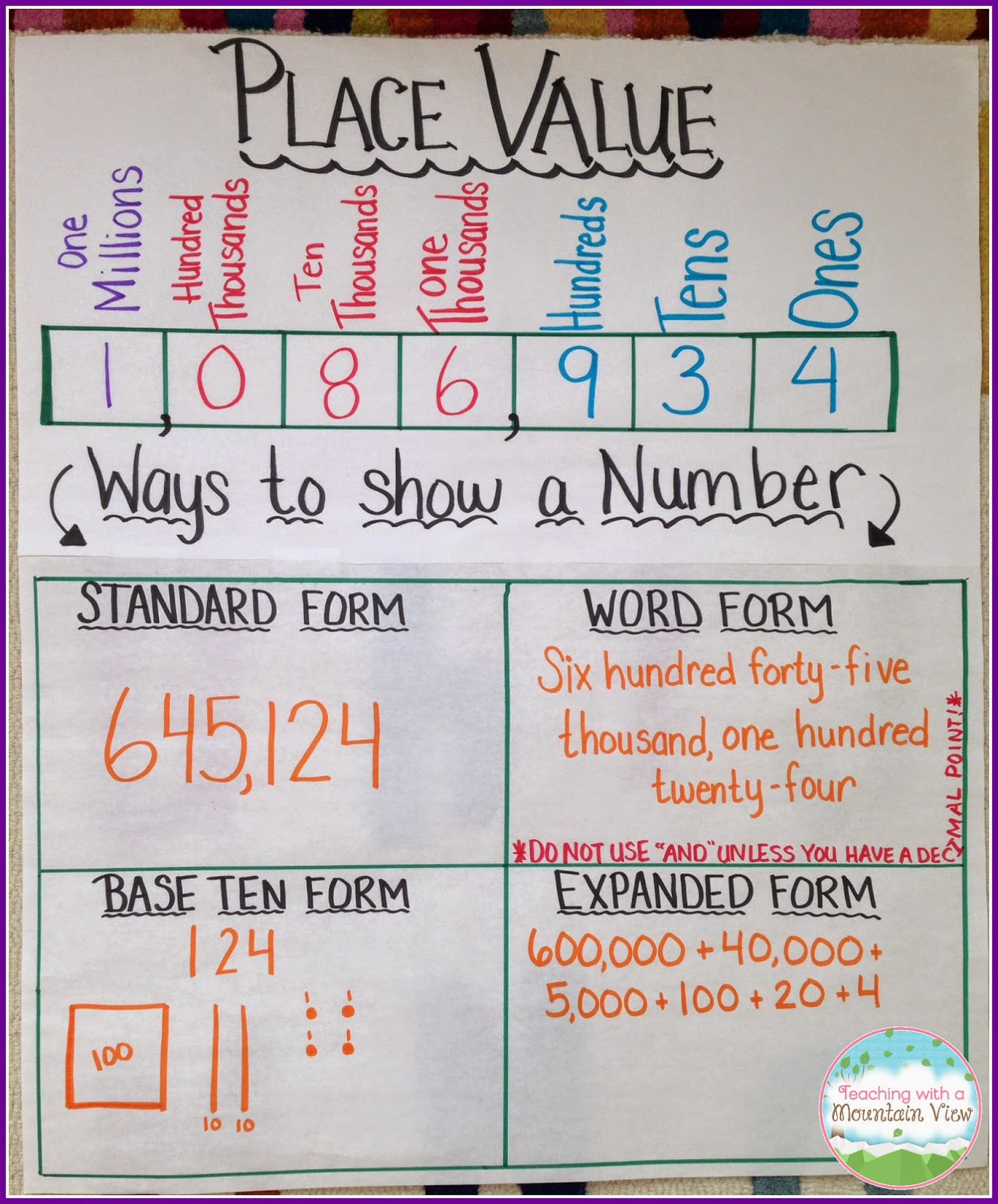 Free Math Worksheets Third Grade 3 Place Value and Rounding Round 4 Digit Numbers Nearest 100