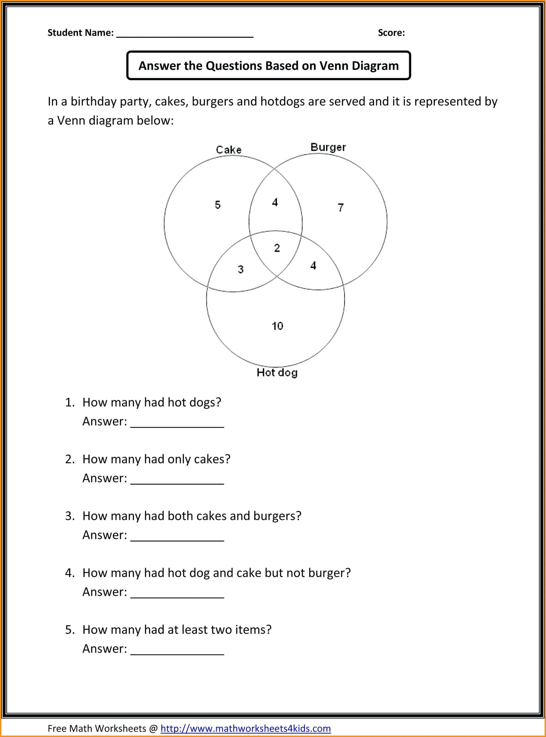 grade printable math worksheets with answers science 5