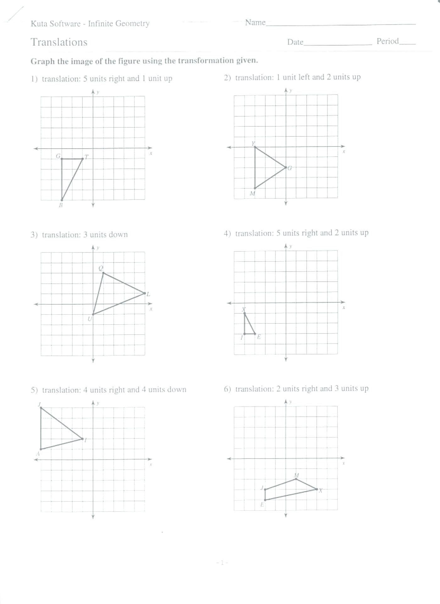 translations 2 math posite transformation geometry worksheets multiple transformations worksheet answers