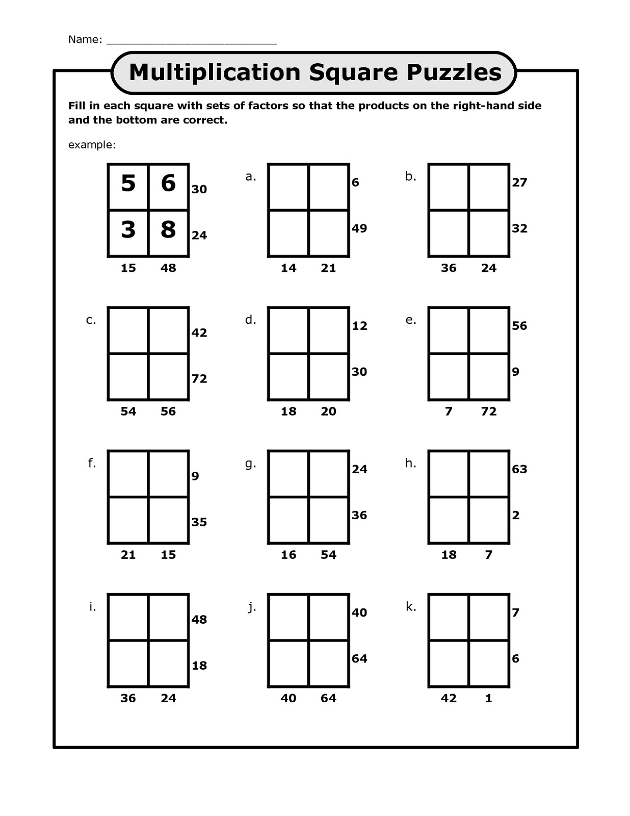 Math Grid Puzzles Boost Your Child Math Skills