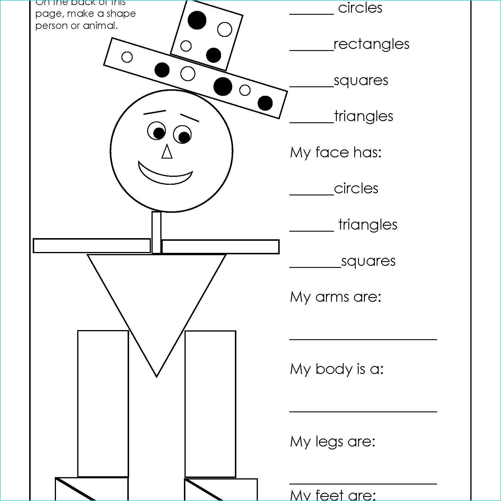 New First Grade Geometry Worksheets